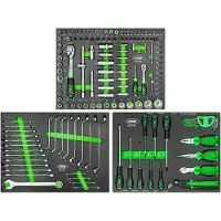 JBM Eva Carbon Tool Trolley Organiseringsboks 3 Stykker