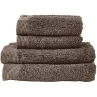 Zone Denmark håndklesett 4 stk Classic Taupe 28640