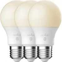 Nordlux LED-pære Smart E27 7W CCT 900lm i 3-pakning