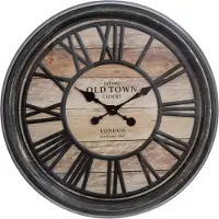 Atmosphera 3D veggklokke for gamlebyen 50 cm