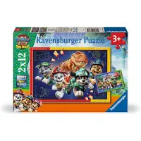 Ravensburger Paw Patrol Dino Movie 2x12pcs Puslespill