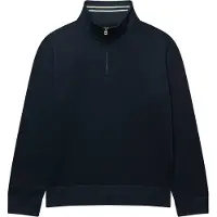 Superdry Essential Serif Logo Halv Glidelås Genser