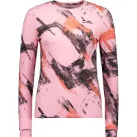 Mons Royale Cascade Merino Base Layer Long Sleeve, Undertrøye, Dame, Paintbrush Pink