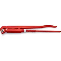 Knipex Rohrzange 560 mm, Rød, Svensk rørtang, Rød, 90°, 560 mm, 82 mm