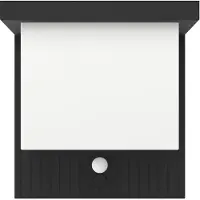 Eglo LED-solcellelampe til veggmontering Frigento, svart, høyde 15 cm, sensor