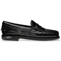 Sebago for woman. 751222W Black Dan El Paso leather moccasins (41), Flat, 1 to 3 cm, None, Casual