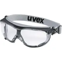 Uvex CarbonVision 9307375 vernebriller i polykarbonat, klar linse, grå/svart