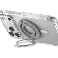 Spigen Dual Pop MagFit S Ring, Magnetisk ring, Grå, Silikon, Universell, 1 stykker, 21,5 g