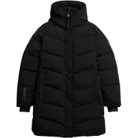Superdry for woman. W5011782A City Chevron Quilted Parka black (S), Casual, Polyester, Long sleeve