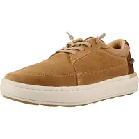 Reef for man. CK0243 Shoreline Summer beige Leather Shoes (41), Flat, Suede, Laces, Casual