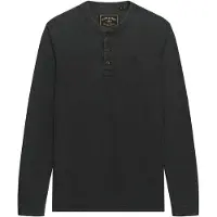 Superdry Waffle Long Sleeve Henley Langarmet T-skjorte