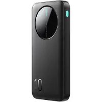 Dudao JR-PBF12 Pro Powerbank 22,5 W 10000 mAh med digital skjerm 2x USB-A 1x USB-C - Svart