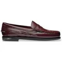 Sebago for woman. 751222W Burgundy Dan El Paso leather moccasins (39), Flat, 1 to 3 cm, None, Casual