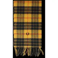 Fred perry for man. C3338 Beige lambswool scarf (OSFA), Casual