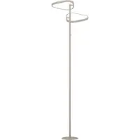 Eglo LED-gulvlampe LEPORANO, beige, høyde 160 cm, 2 lyskilder, CCT