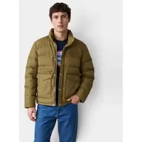 Deus Ex Machina for man. D263MDW393 Olive green Carson down jacket (L), Casual, Polyester
