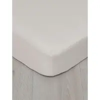 Hoie Formsydd laken bomull lys beige