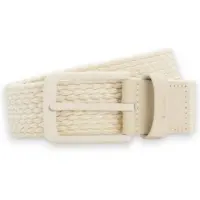 BOSS for man. 50558757 Braided belt with beige buckle (95 cm), Casual, Fabric