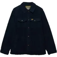 Superdry Retro Fleece Overshirt Skjorte Med Lange Ermer