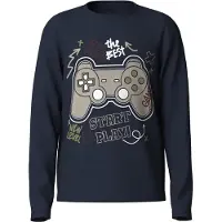 Name It Kids Printet Langermet Topp