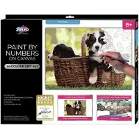 Zieler Paint By Numbers Dogs Malingsett