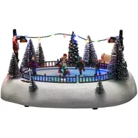Konstsmide 4254-000 #####Iskhall med barn Flerfarvet LED (RGB) Flerfarvet med kontakt, med musikk