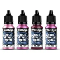 Wittmax True Metallic Metal set Crimson Magenta 4x18ml