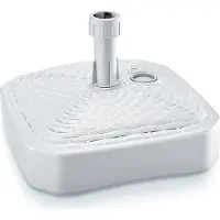 Prosperplast Firkantet Parasollfot I Kunstrotting 39x39x13 Cm