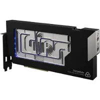 Thermal Grizzly DeltaMate 5080 Astral GPU Water Cooler, ARGB, with Backplate - Acrylic, Black