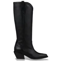 Ba&sh for woman. 2H26HCOW Black Cowboy leather high boots (38), 3 to 5 cm, None, Casual, Classic
