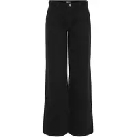 Pieces Selma Wide Leg Lavmidjede Jeans