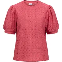 Object Laila Kort Ermet Bluse