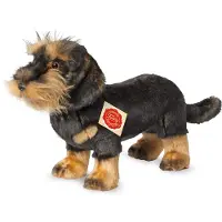 HERMANN Teddy Teddy Dachshund Med Strihåret Pels 28 Cm