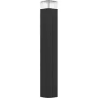 Eglo veilampe CASTELNUOVO, svart, høyde 50 cm, IP65, GU10