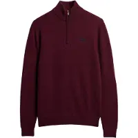 Superdry Essential Embroidered Genser Med Halv Glidelås