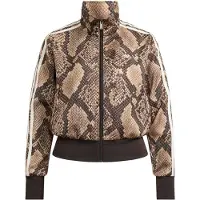 Adidas Originals Satin Snake Print Firebird Track Genser Med Hel Glidelås