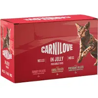 Carnilove Sparepakke Cat Pouch 24 x 85 g - Blandet pakke i gelé (3 varianter)