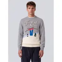MC2 SAINT BARTH for man. HER0011 Heron The End Gray Jersey (S), Brown, Casual, Wool