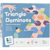 BS Toys Triangular Wooden Logic Dominoes
