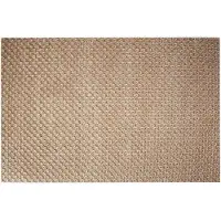 Home Styling Collection bordbrikke rektangulær beige/gull 45 x 30 cm