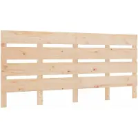 vidaXL Sengegavl 180x3x80 cm heltre furu