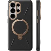 Mtp Products Samsung Galaxy S26 Ultra Torras Ostand Q3 VegSkin Magnetisk Deksel - Svart