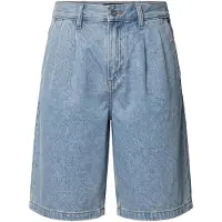 Vans Authentic Chino Loose Pleated Denim Shorts blå