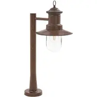 LINDBY veilampe Eloretta, rust, 60 cm, stål, IP44, E27