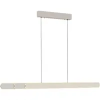 Schöner Wohnen LED-hengelampe ADRIANA ROUND, beige, lengde 160 cm, metall, CCT