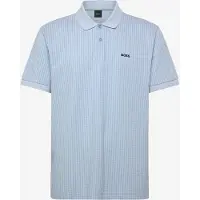 BOSS for man. 50559355 Polo Birdie blue (M), Casual, Cotton, Short sleeve