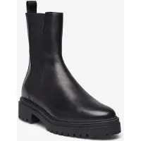 Ba&sh for woman. 2H20CODA Coda black Leather Boots (36), 3 to 5 cm, None, Casual