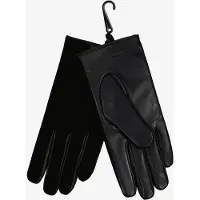Gant for woman. 4930079 Black leather gloves (L), Classic