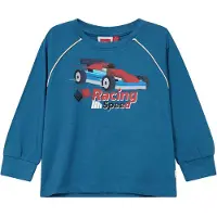 Lego Wear Genser - LWTima 702 - Blå m. Trykk - - 4 år (104) - Genser