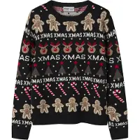 Name it Genser - Strikk - NknRasko - Black - - 11-12 år (146-152) - Genser